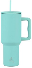 Κούπα Θερμός Με Λαβή & Καλαμάκι 1.2lt Estia Save The Aegean Tumbler Bermuda Green 01-32203