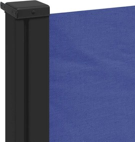vidaXL Σκίαστρο Πλαϊνό Συρόμενο Μπλε 120 x 600 εκ.
