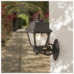 Απλίκα Φωτιστικό Τοίχου E27 60W IP55 Μαύρο Mary 145-26030 Eurolamp-145-26030-Μαύρο 145-26030