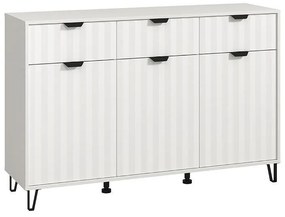 Comota - Sideboard Brest 3K3F White - White Matt 138x40x90 cm