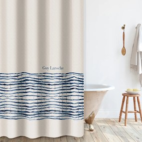 Κουρτίνα Μπάνιου (240x185) Με Τρουκς Guy Laroche Azzam Denim