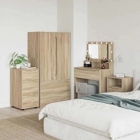 vidaXL Ντουλάπι αποθήκευσης Δρύς Sonoma 40 x 48 x 81 εκ