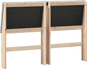 vidaXL Ταπετσαρισμένο κεφαλάρι Ανοιχτό γκρι 150 cm