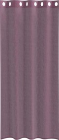 vidaXL Κουρτίνες Voile με ροδέλες 2 τεμάχια Μοβ 140x245 εκ.