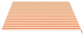 vidaXL Τεντόπανο Ανταλλακτικό Κίτρινο / Πορτοκαλί 4,5 x 3,5 μ.