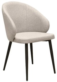 Dining Chair Patia Grey - Beige 56x61x82 cm 56x61x82 εκ.