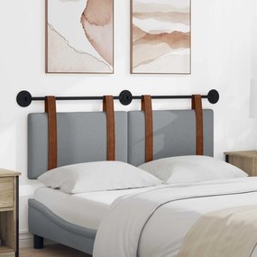 vidaXL Κρεμαστό Κεφαλάρι Ανοιχτό γκρι Αντίκα PU