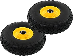 vidaXL Ρόδες για Καρότσια 2 τεμ. 3.00-4 (260x85) Συμπαγής Πολυουρεθάνη