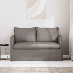 vidaXL Καναπές 120cm Taupe Μέταλλο