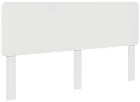 vidaXL Κεφαλάρι Λευκό 200 cm Επεξεργασμένο ξύλο