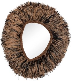 ΔΙΑΚΟΣΜΗΤΙΚΟΣ ΚΑΘΡΕΠΤΗΣ ΤΟΙΧΟΥ GRESSO HM4712 ΙΝΕΣ ΜΠΑΝΑΝΑΣ ΦΥΣΙΚΟ-ΜΑΥΡΟ 90x100Υεκ