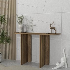 Megapap Κονσόλα Cortado Καρυδί 120x35x75εκ.