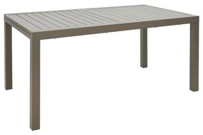 Τραπέζι Lafla Επεκτεινόμενο Αλουμίνιο Σαμπανιζέ 160-240x100x75εκ. 240x90x75 εκ.
