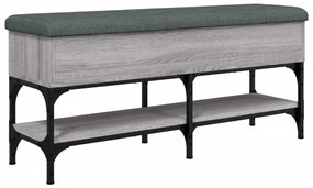 vidaXL Παπουτσοθήκη Γκρι Sonoma 102x32x45εκ. από Επεξεργασμένο Ξύλο