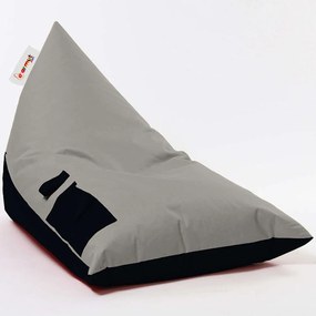 Πουφ Αδιάβροχο Pyramid 248FRN1204 145x90x35cm Grey-Black