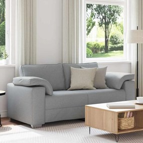 vidaXL Καναπές με μαξιλάρι Ανοιχτό γκρι 180 x 77 x 82 εκ ύφασμα