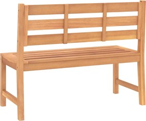 vidaXL Παγκάκι Κήπου 114 εκ. από Μασίφ Ξύλο Teak
