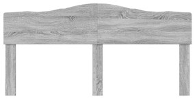 vidaXL Κεφαλάρι Γκρίζο Σονομα 180 cm Επεξεργασμένο ξύλο