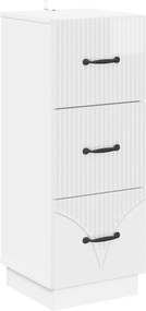 vidaXL Ντουλάπι με Συρτάρια 33 x 34,5 x 87 εκ. Επεξεργασμένο Ξύλο
