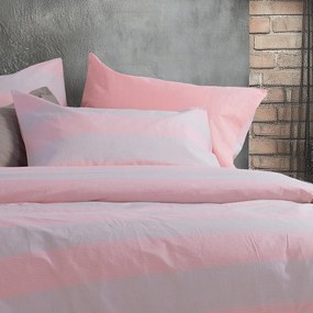 Μαξιλαροθήκη (52x72) Nef-Nef Homeware Casual Stripe Peach