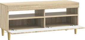 vidaXL Ντουλάπα LED Τηλεόρασης Sonoma Δρυς Επεξεργασμένο Ξύλο