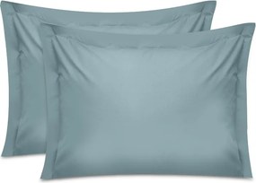 Μαξιλαροθήκες ύπνου Tonne Cotton Box Σετ 2 τμχ χρώμα μέντα 50x80+5εκ.