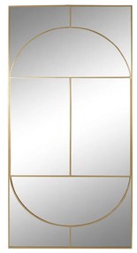 Τοίχο καθρέφτη Home ESPRIT Χρυσό 90 x 2 x 180 cm