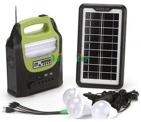 GDPlus GD-8071 Ηλιακό σύστημα φωτισμού με 3 λάμπες