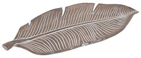 Πιατέλα Διακοσμητική Banana Leaf 1-272-00-086 25x11x3cm Silver Etiquette Polyresin