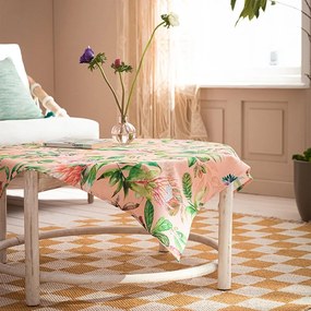 Καρέ Luisa 494/ 17 Salmon Gofis Home 85X85 100% Cotton
