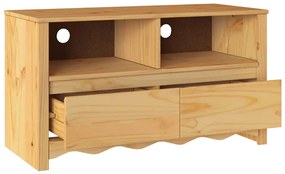 vidaXL Τηλεοπτική Βάση Καφέ 99 x 43 x 55 εκ. Μασίφ ξύλο πεύκου