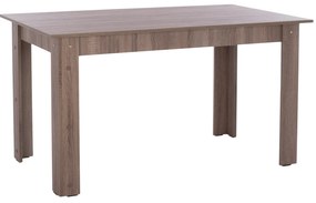 ΤΡΑΠΕΖΙ ΚΟΥΖΙΝΑΣ KELVIN, 140x80x77Υ εκ., SONAMA OAK TRUFFLE, HM2429.05