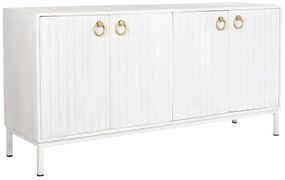 Σκευοθήκη DKD Home Decor Λευκό Μέταλλο Ξύλο από Μάνγκο 152 x 40 x 77 cm