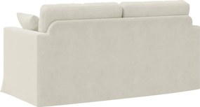 vidaXL Καναπές Κρεμ 158 x 78 x 80 εκ Βελούδο