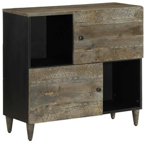 vidaXL Sideboard 80x33x75 cm μασίφ ξύλο Mango