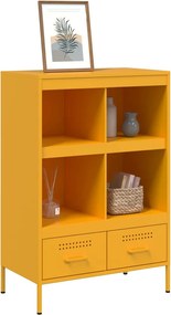 vidaXL Ντουλάπι Μουσταρδί 68x39x101,5 εκ. από Ατσάλι