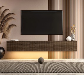 Έπιπλο Τηλεόρασης Καρυδί AECRO 180x31.4x28.6