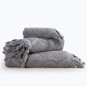 Πετσέτα Ashley Grey Nef-Nef Χεριών 30x50cm 100% Cotton