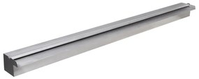 vidaXL Σιντριβάνι Καταρράκτης Πισίνας με LED 110εκ από Ανοξ. Ατσάλι