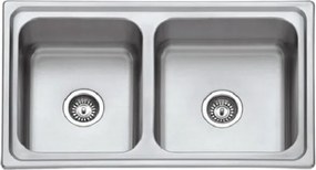 Karag BL888 Satine 86x50 - Ανοξειδωτος Νεροχυτης