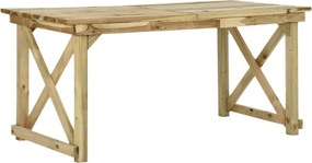 vidaXL Τραπέζι Κήπου 160 x 79 x 75 εκ. Ξύλινο
