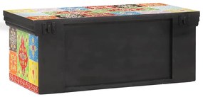 vidaXL Ντουλάπι Τηλεόρασης Πολύχρωμο 60 x 30 x 24 εκ Μασίφ ξύλο μάνγκο