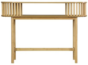Κονσόλα Nodial MDF/Bamboo σε φυσική απόχρωση 120x39x85εκ 120x39x85 εκ.