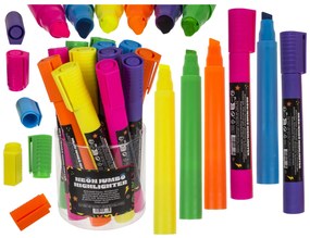 Μαρκαδόρος Υπογραμμίσεως Neon 19.5cm Σε 6 Χρώματα 1Τμχ