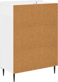 vidaXL Ντουλάπι με Συρτάρια Λευκό 66 x 34,5 x 92 εκ.