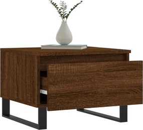 vidaXL Τραπεζάκια Σαλονιού 2 τεμ. Καφέ Δρυς 50x46x35 εκ. Επεξ. Ξύλο