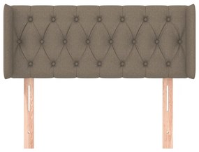 vidaXL Κεφαλάρι με Πτερύγια Taupe 103x16x78/88 εκ. Υφασμάτινο