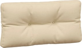 vidaXL Μαξιλάρια Παλέτας 7 τεμ. Μπεζ Υφασμάτινα