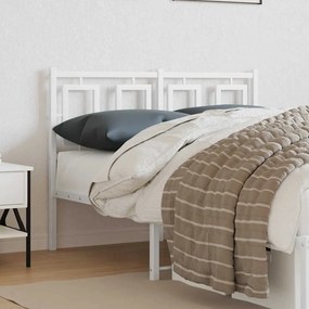 vidaXL Ανταλλακτικό κεφαλάρι Λευκό 120 εκ. Μεταλλικό