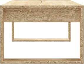 vidaXL Τραπεζάκι Σαλονιού Sonoma Δρυς 102 x 50 x 35 εκ. Επεξεργ. Ξύλο